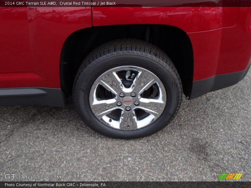 Crystal Red Tintcoat / Jet Black 2014 GMC Terrain SLE AWD