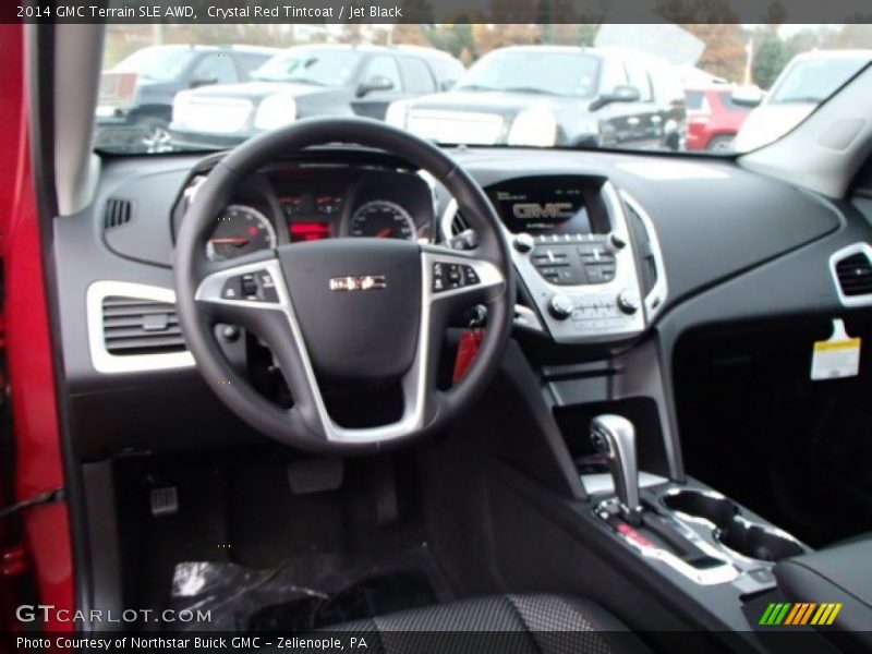 Crystal Red Tintcoat / Jet Black 2014 GMC Terrain SLE AWD