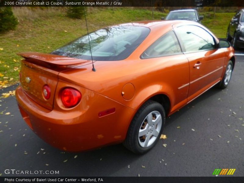 Sunburst Orange Metallic / Gray 2006 Chevrolet Cobalt LS Coupe