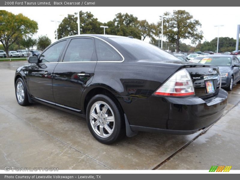 Black Clearcoat / Camel 2008 Ford Taurus Limited