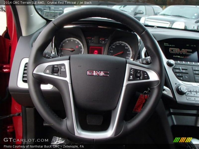 Crystal Red Tintcoat / Jet Black 2014 GMC Terrain SLE AWD