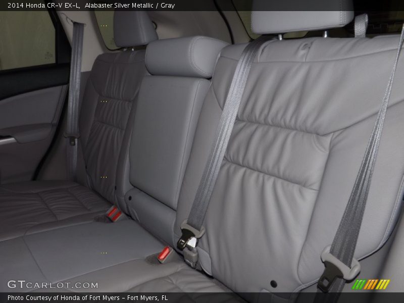 Alabaster Silver Metallic / Gray 2014 Honda CR-V EX-L