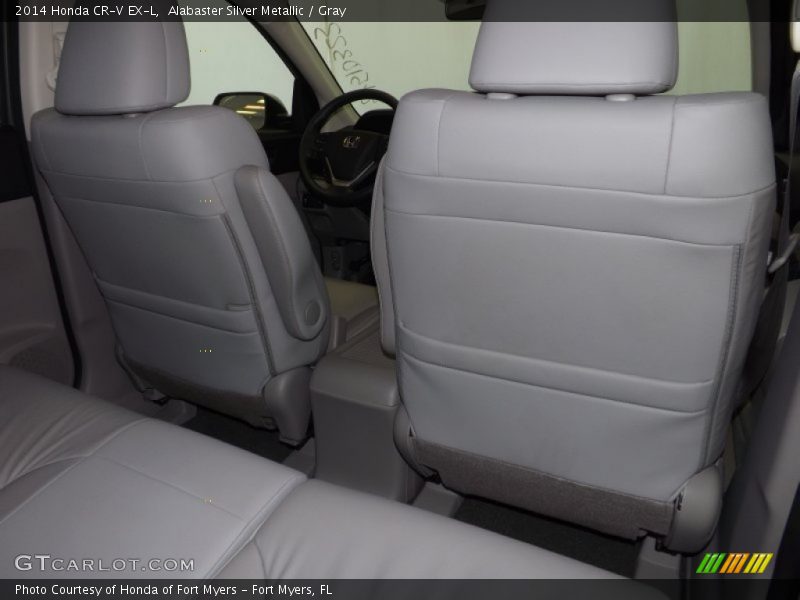 Alabaster Silver Metallic / Gray 2014 Honda CR-V EX-L