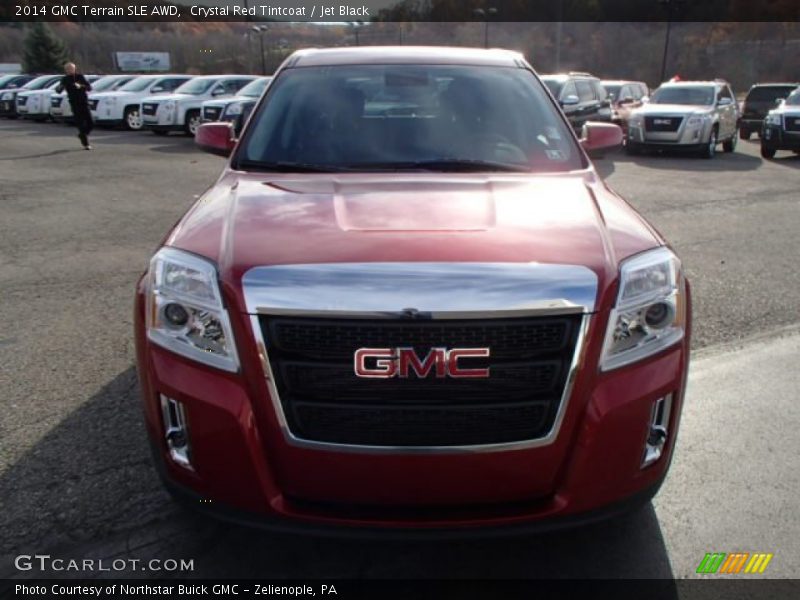 Crystal Red Tintcoat / Jet Black 2014 GMC Terrain SLE AWD