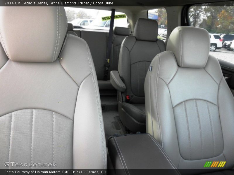 White Diamond Tricoat / Cocoa Dune 2014 GMC Acadia Denali