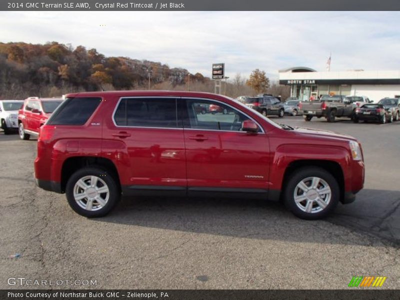 Crystal Red Tintcoat / Jet Black 2014 GMC Terrain SLE AWD