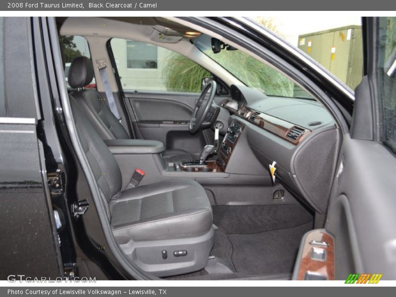 Black Clearcoat / Camel 2008 Ford Taurus Limited