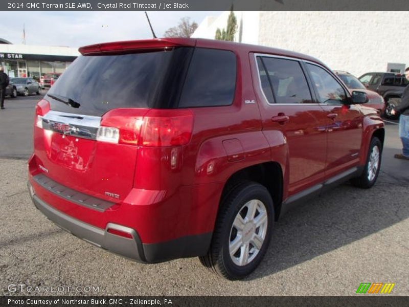 Crystal Red Tintcoat / Jet Black 2014 GMC Terrain SLE AWD