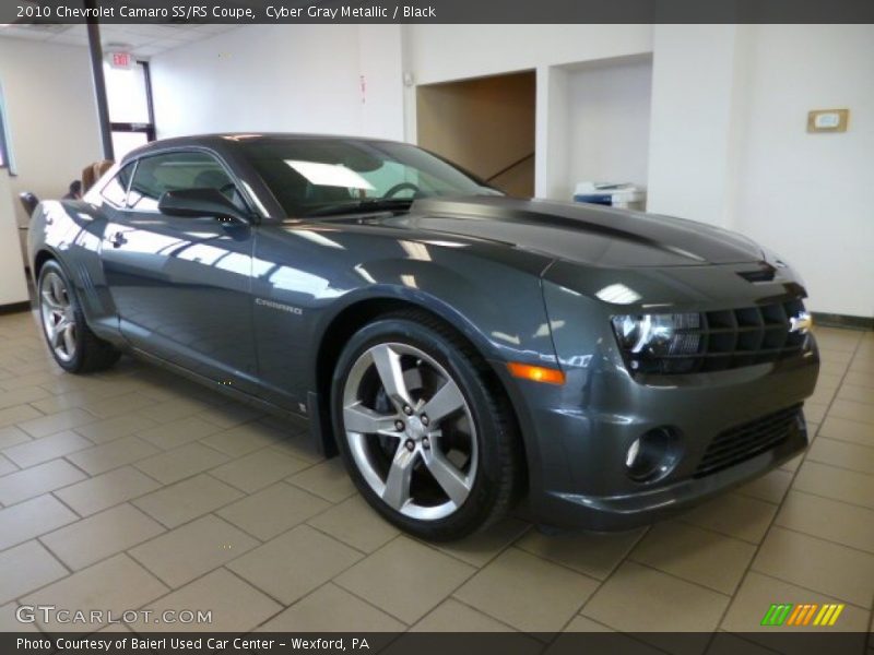 Cyber Gray Metallic / Black 2010 Chevrolet Camaro SS/RS Coupe