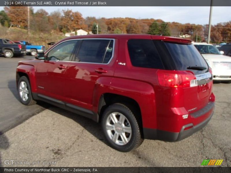 Crystal Red Tintcoat / Jet Black 2014 GMC Terrain SLE AWD