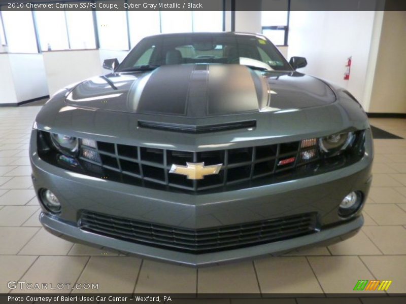 Cyber Gray Metallic / Black 2010 Chevrolet Camaro SS/RS Coupe