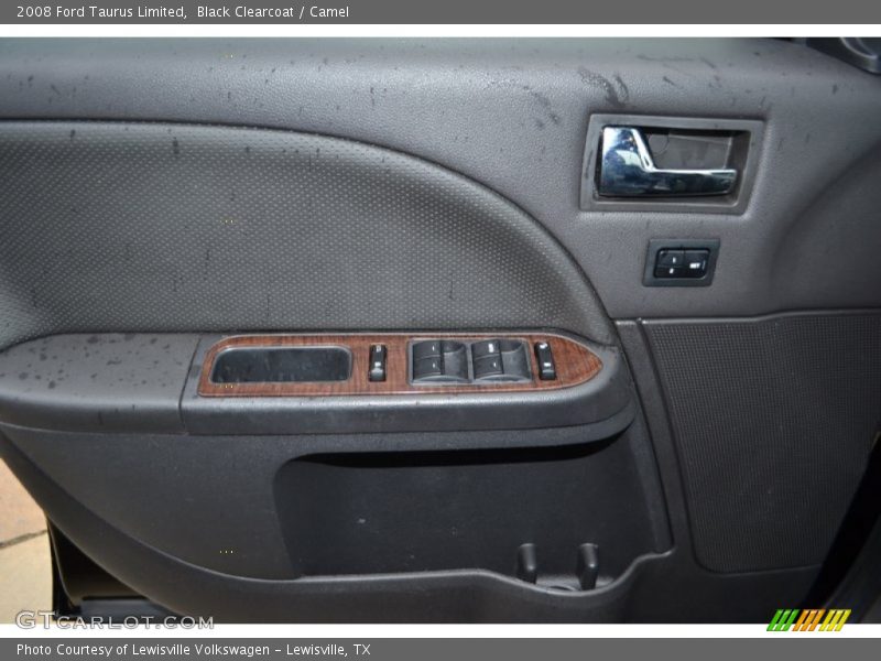 Black Clearcoat / Camel 2008 Ford Taurus Limited