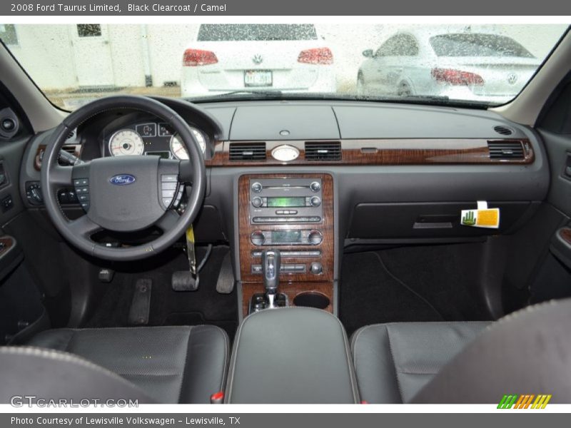 Black Clearcoat / Camel 2008 Ford Taurus Limited