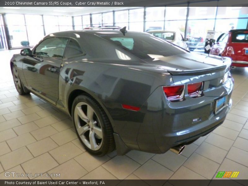 Cyber Gray Metallic / Black 2010 Chevrolet Camaro SS/RS Coupe