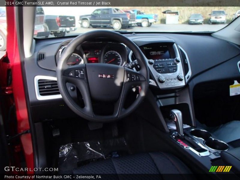 Crystal Red Tintcoat / Jet Black 2014 GMC Terrain SLE AWD