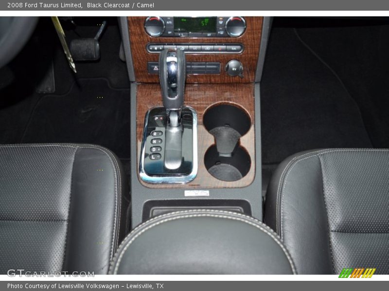Black Clearcoat / Camel 2008 Ford Taurus Limited