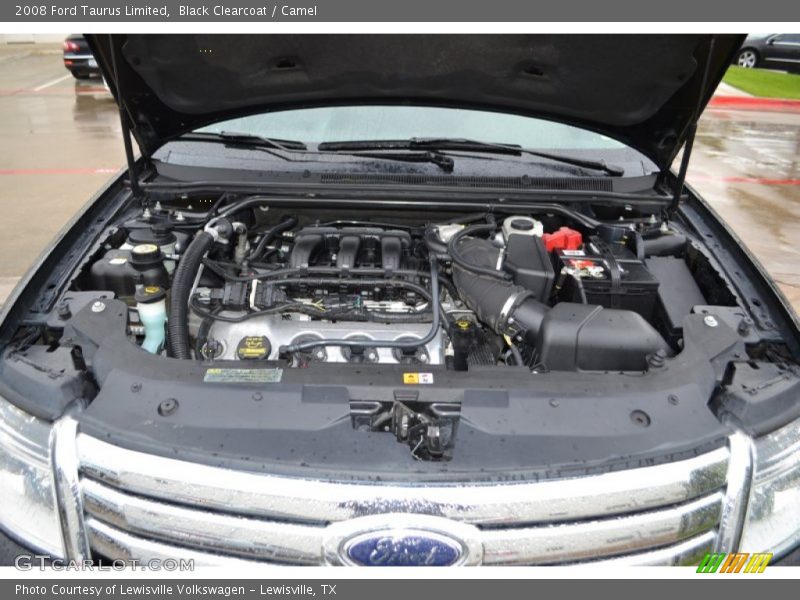 Black Clearcoat / Camel 2008 Ford Taurus Limited