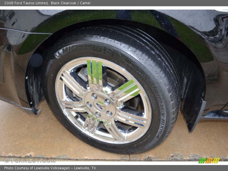 Black Clearcoat / Camel 2008 Ford Taurus Limited