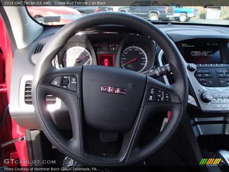 Crystal Red Tintcoat / Jet Black 2014 GMC Terrain SLE AWD