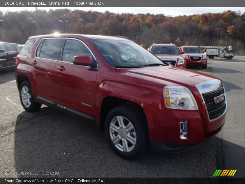 Crystal Red Tintcoat / Jet Black 2014 GMC Terrain SLE