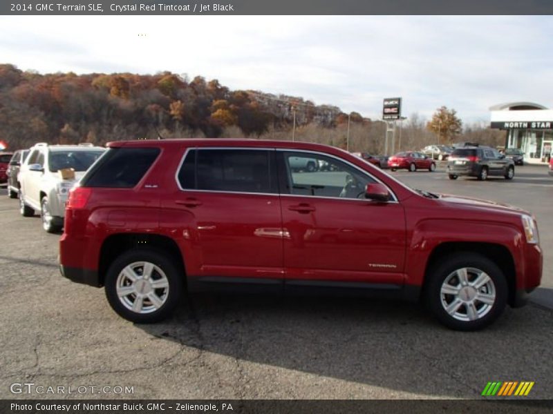 Crystal Red Tintcoat / Jet Black 2014 GMC Terrain SLE