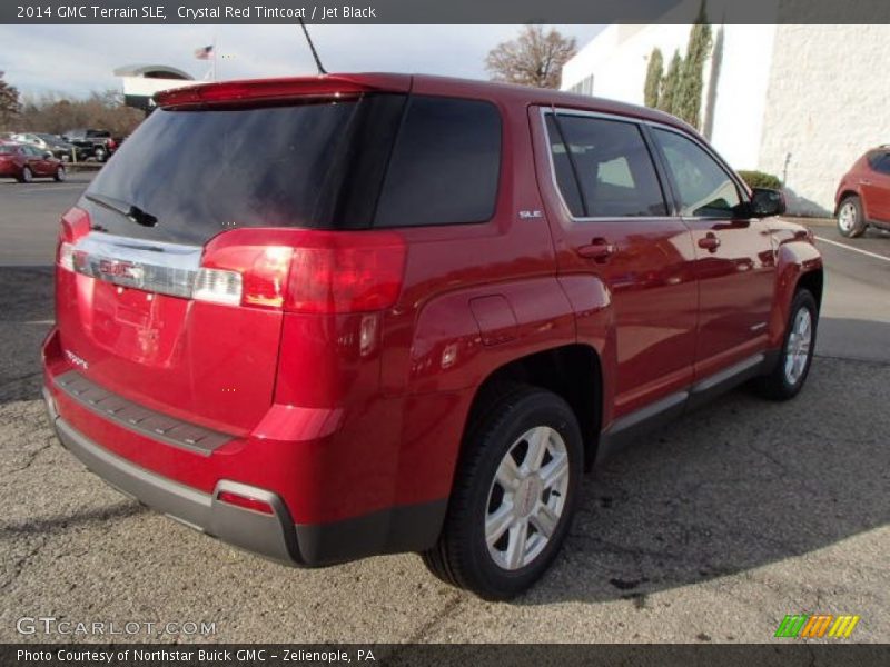 Crystal Red Tintcoat / Jet Black 2014 GMC Terrain SLE
