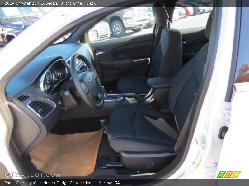 Bright White / Black 2014 Chrysler 200 LX Sedan