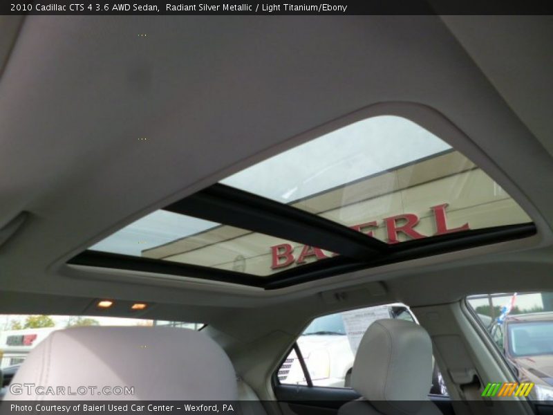 Radiant Silver Metallic / Light Titanium/Ebony 2010 Cadillac CTS 4 3.6 AWD Sedan