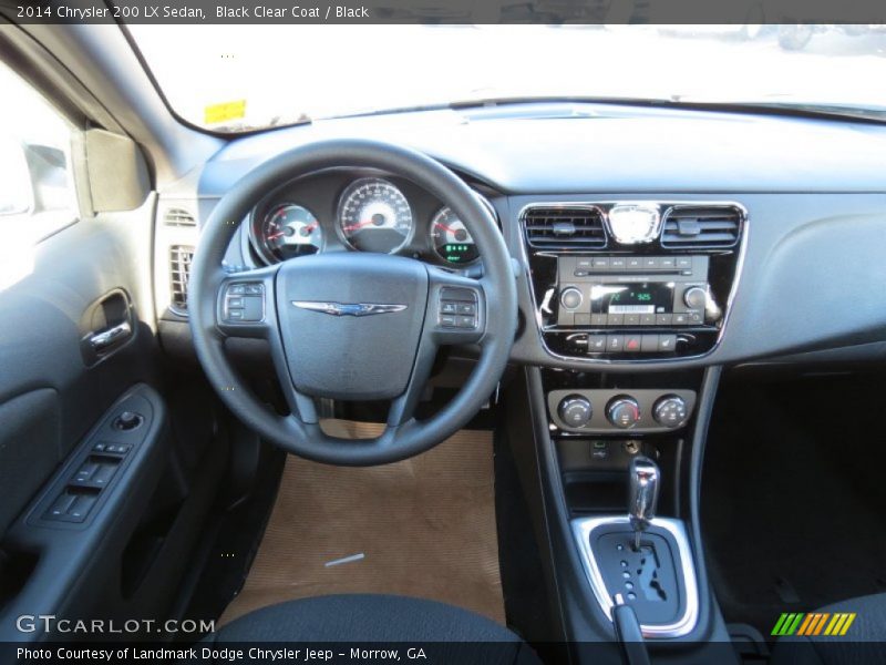 Black Clear Coat / Black 2014 Chrysler 200 LX Sedan