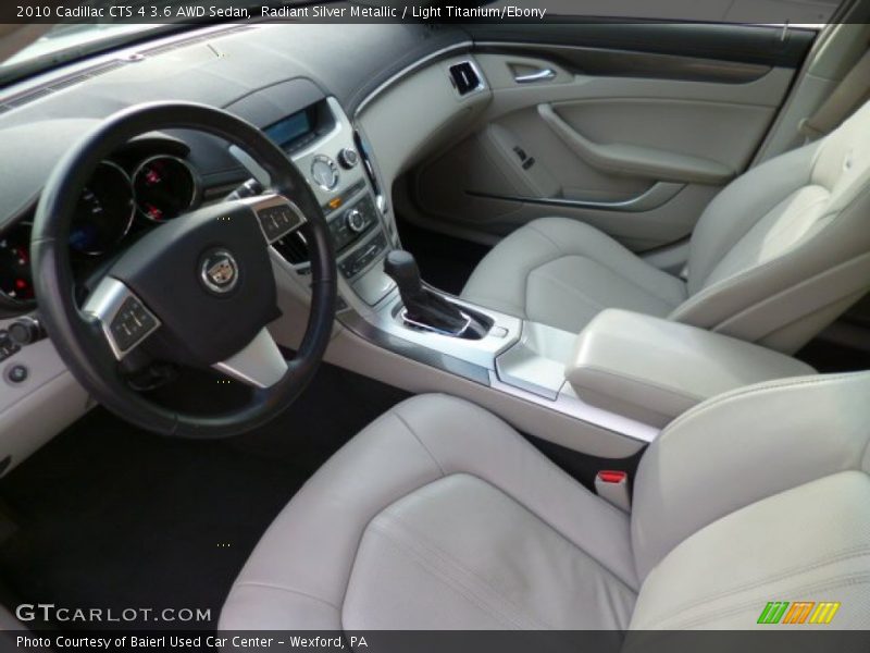 Radiant Silver Metallic / Light Titanium/Ebony 2010 Cadillac CTS 4 3.6 AWD Sedan
