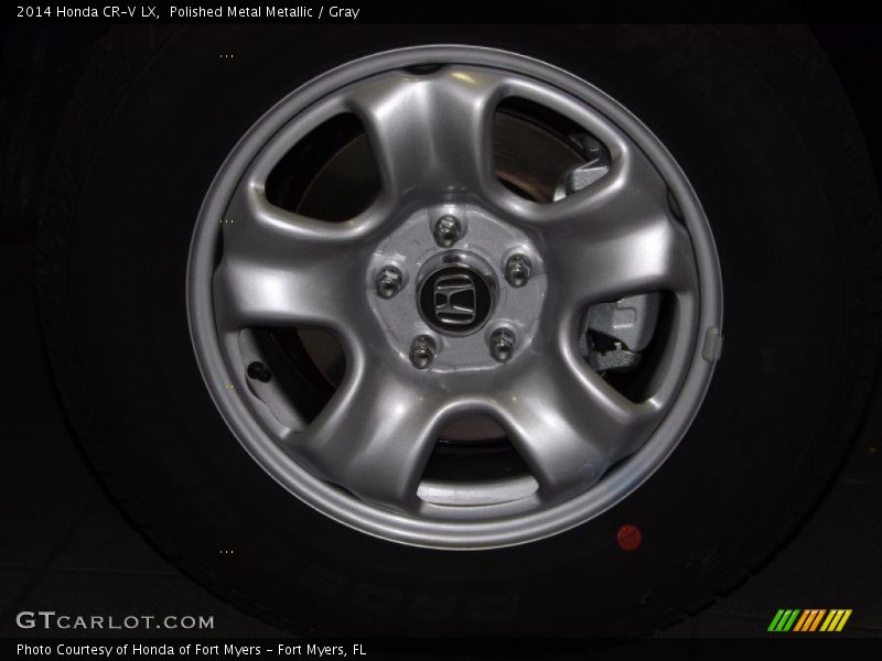 Polished Metal Metallic / Gray 2014 Honda CR-V LX