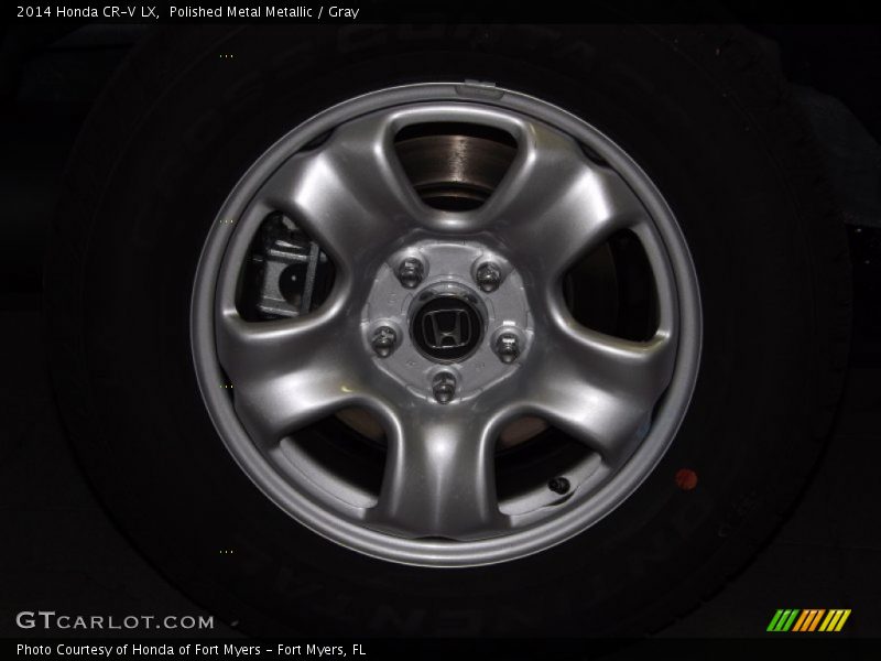 Polished Metal Metallic / Gray 2014 Honda CR-V LX