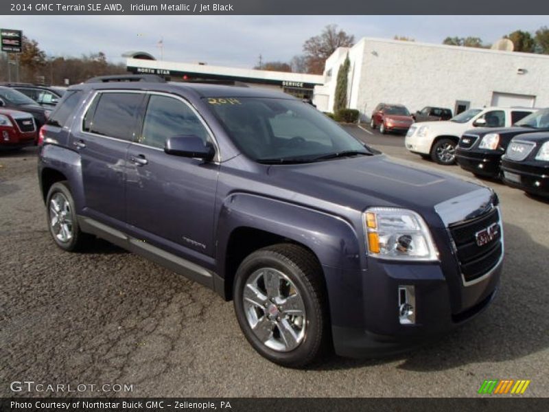 Iridium Metallic / Jet Black 2014 GMC Terrain SLE AWD