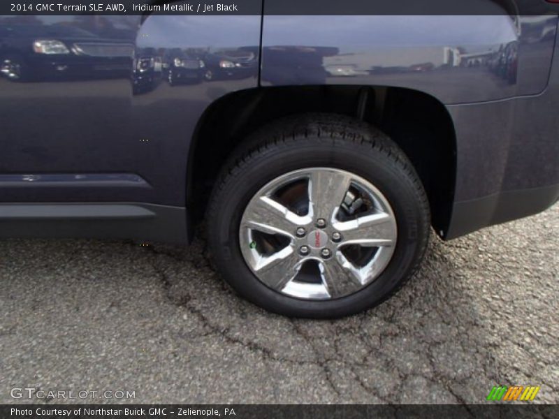 Iridium Metallic / Jet Black 2014 GMC Terrain SLE AWD