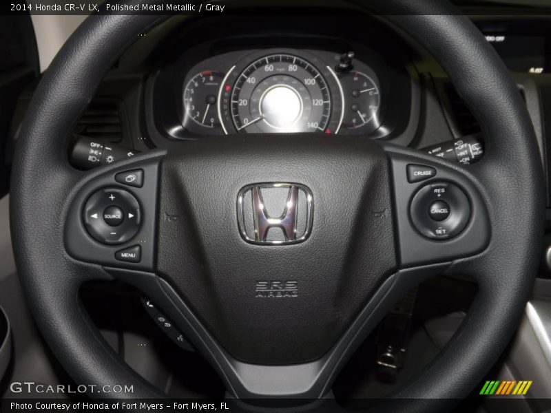 Polished Metal Metallic / Gray 2014 Honda CR-V LX