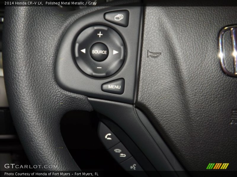 Polished Metal Metallic / Gray 2014 Honda CR-V LX