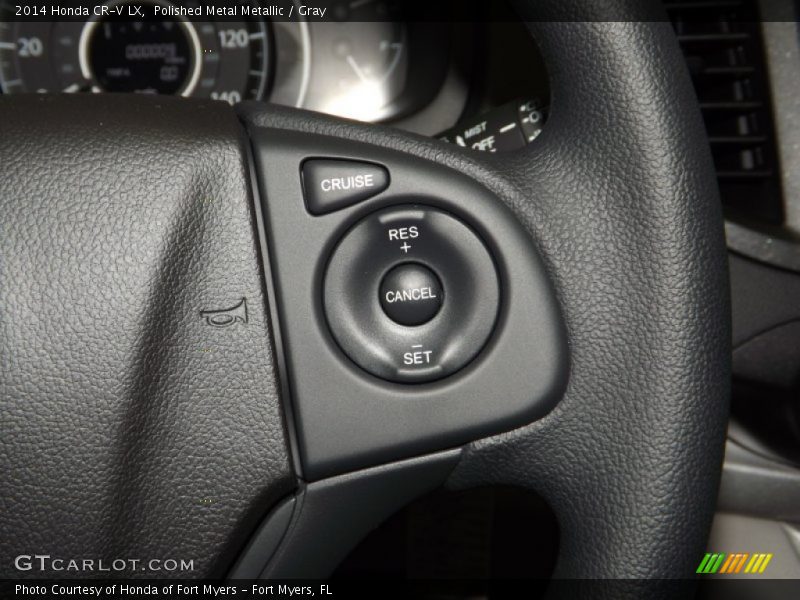 Polished Metal Metallic / Gray 2014 Honda CR-V LX