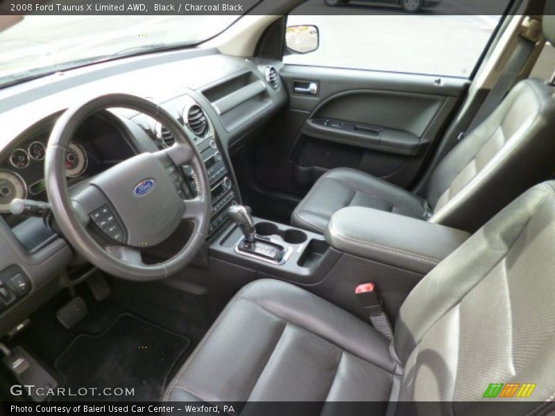 Black / Charcoal Black 2008 Ford Taurus X Limited AWD