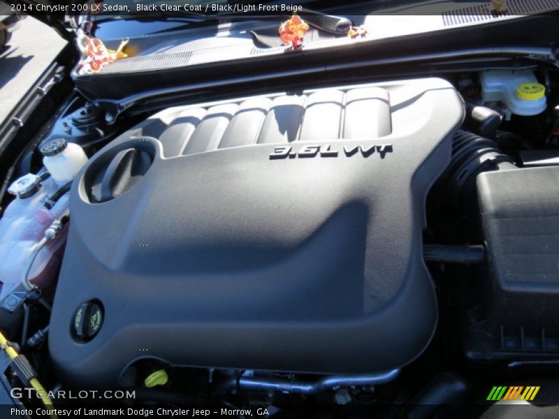 Black Clear Coat / Black/Light Frost Beige 2014 Chrysler 200 LX Sedan