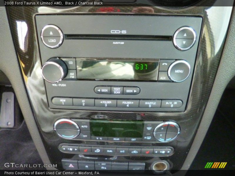 Black / Charcoal Black 2008 Ford Taurus X Limited AWD