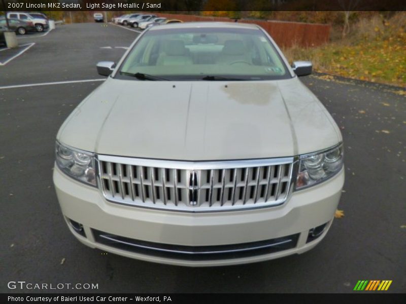 Light Sage Metallic / Sand 2007 Lincoln MKZ Sedan