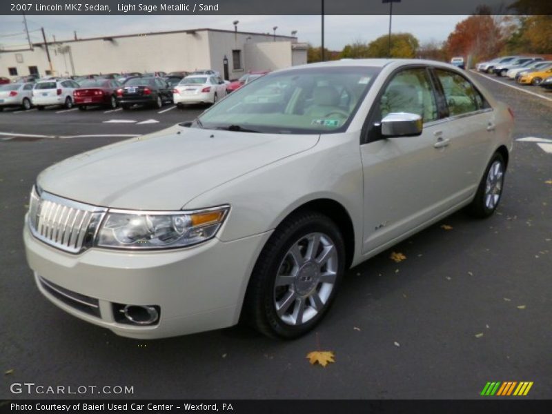 Light Sage Metallic / Sand 2007 Lincoln MKZ Sedan