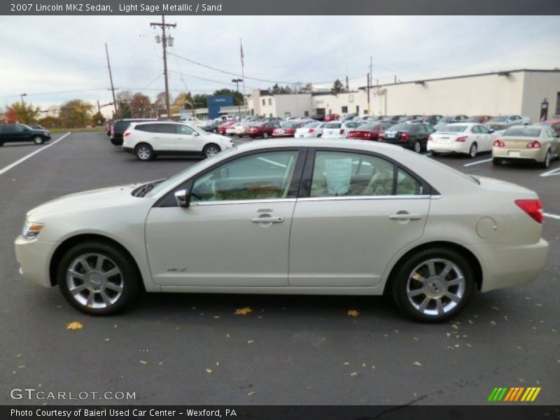 Light Sage Metallic / Sand 2007 Lincoln MKZ Sedan