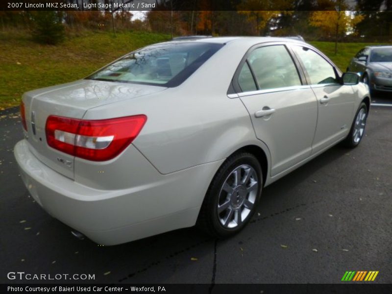 Light Sage Metallic / Sand 2007 Lincoln MKZ Sedan