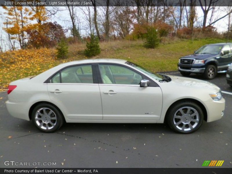 Light Sage Metallic / Sand 2007 Lincoln MKZ Sedan