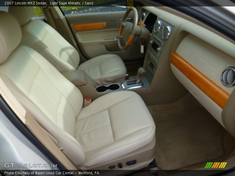 Light Sage Metallic / Sand 2007 Lincoln MKZ Sedan