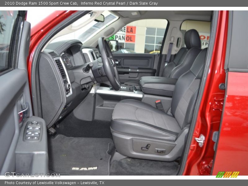 Inferno Red Crystal Pearl / Dark Slate Gray 2010 Dodge Ram 1500 Sport Crew Cab