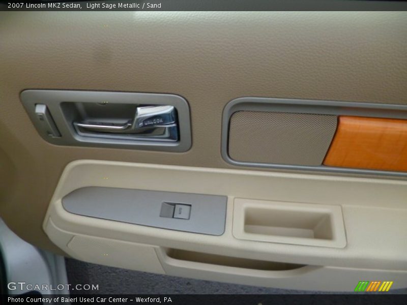 Light Sage Metallic / Sand 2007 Lincoln MKZ Sedan