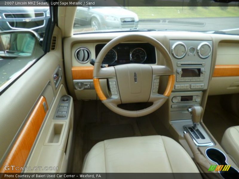 Light Sage Metallic / Sand 2007 Lincoln MKZ Sedan