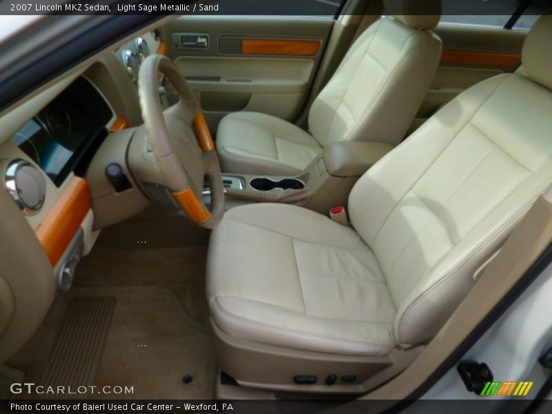 Light Sage Metallic / Sand 2007 Lincoln MKZ Sedan